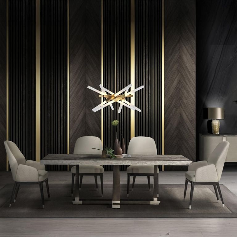 Daytona Dining Table - Marble with Pedestal Base - Variation Available