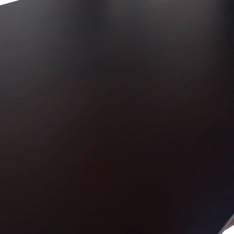 Delta Dining Table - 8 Seater - 220cm - Walnut Wood with Brushed Brass