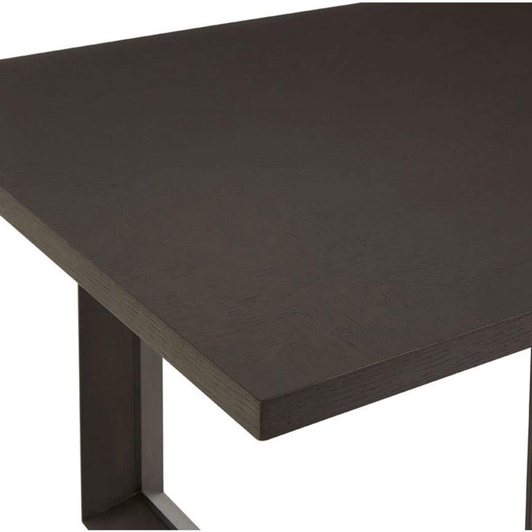 Diamond Dining Table - 8 Seater - 231cm - Black - Oak