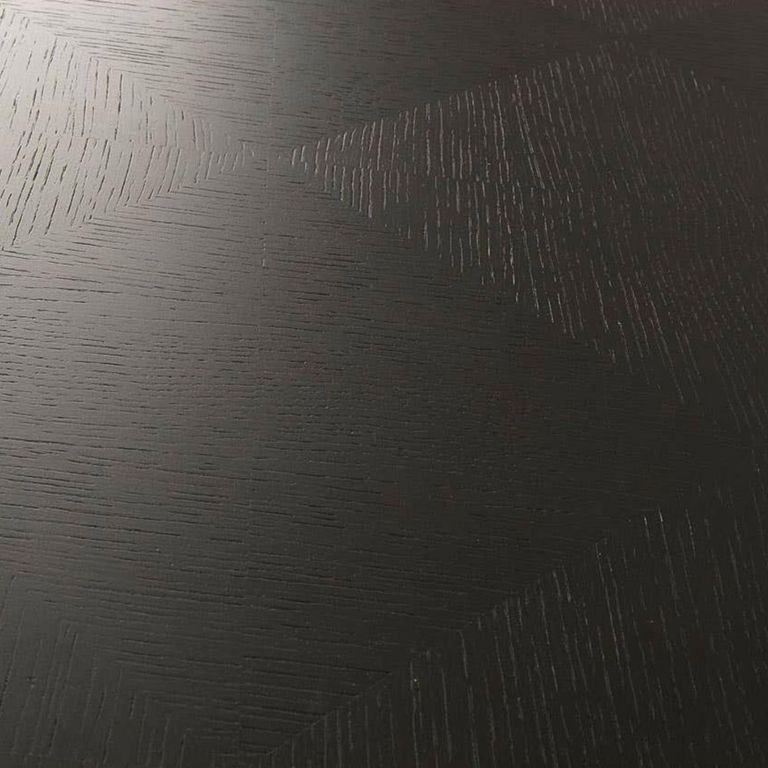 Diamond Dining Table - 8 Seater - 231cm - Black - Oak