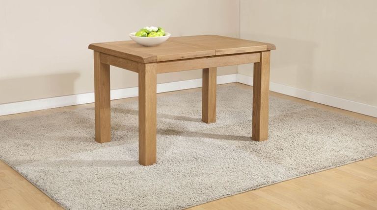 Dorset Dining Table - 4-6 Seater - 120cm-153cm - Extending - Oak