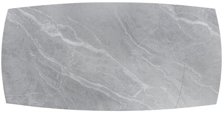 Elia Argento Grey Ceramic 4-6 Seater Extending Dining Table - 120cm-180cm