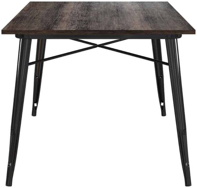 Elliott Frio 6 Seater Black Dining Table - 2139059UK