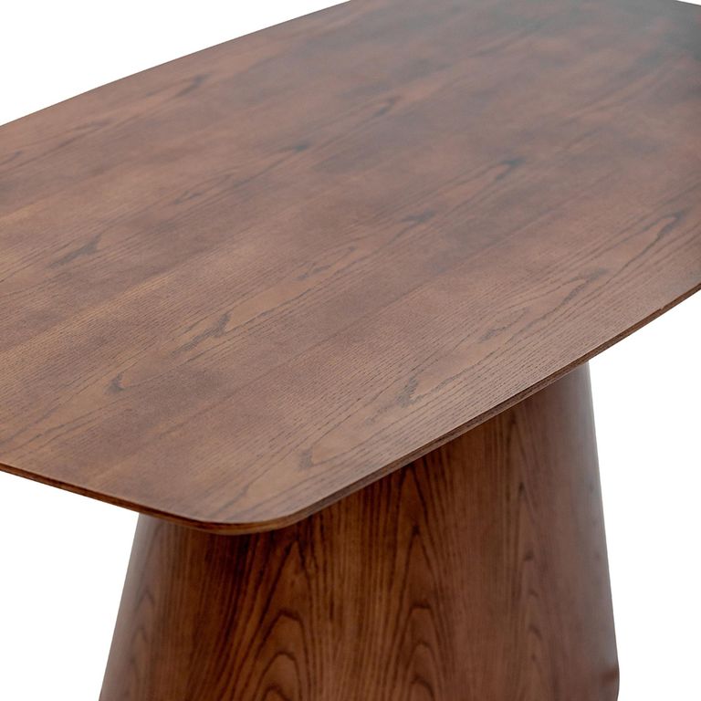 Emory Chestnut Oak 6 Seater Pedestal Dining Table -180cm