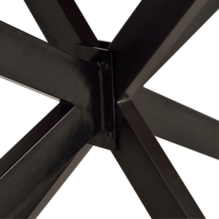 Enna Dining Table - Acacia Wood - 6 Seater - Spider Legs - Sizes Available