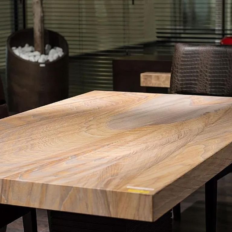 Espresso Dining Table - Marble with Pedestal Base - Variation Available