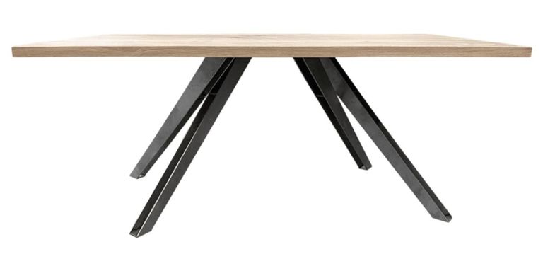 Fillmore Dining Table with Cross Legs - Oak - Variation Available