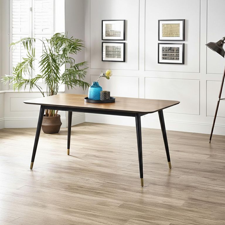 Findlay Dining Table - Walnut - 6 Seater - 160cm