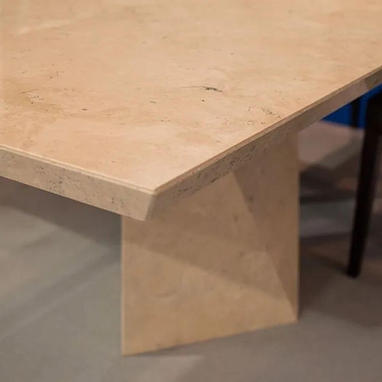 Freedom Dining Table - Marble with Steel Pedestal Base - Variation Available