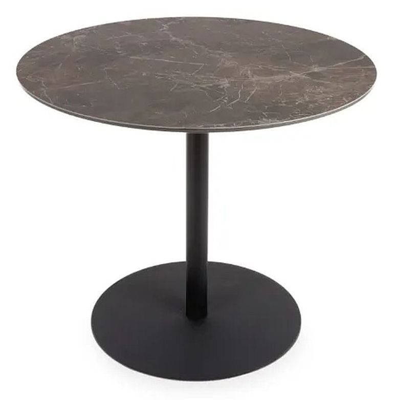 Galaxy Dining Table - Brown Ceramic - 2 Seater - 90cm - Round