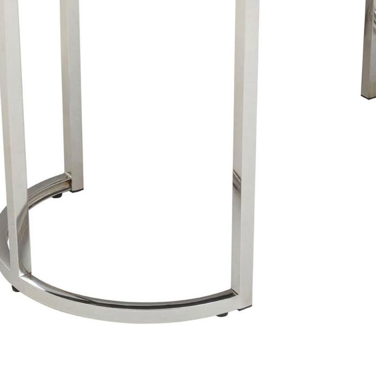 Genoa Dining Table - 6 Seater - 180cm - Oval - Grey High Gloss