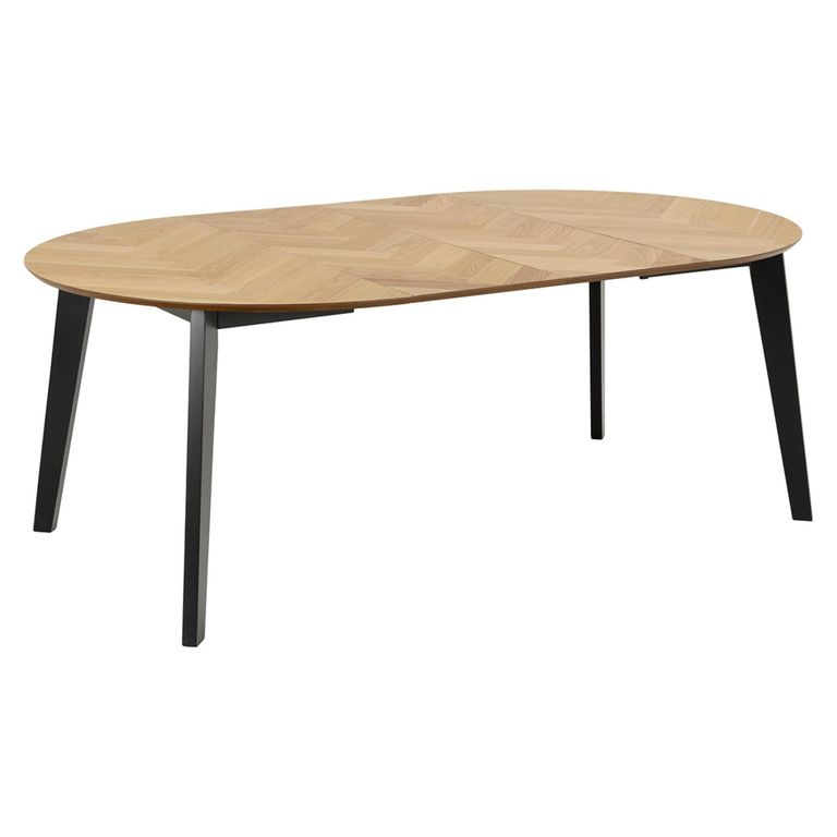 Georgetown Round Dining Table - 4-8 Seater - 120cm-198cm - Oak