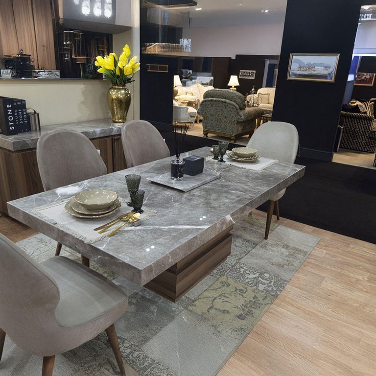 Goya Dining Table - Marble Top - Variation Available