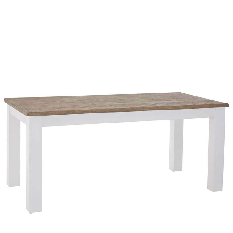 Hampstead Dining Table - 6 Seater - 180cm - Oak and White