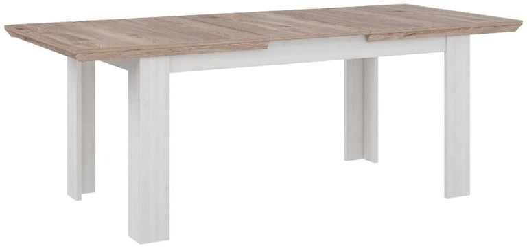 Illopa White 6-8 Seater Extending Dining Table