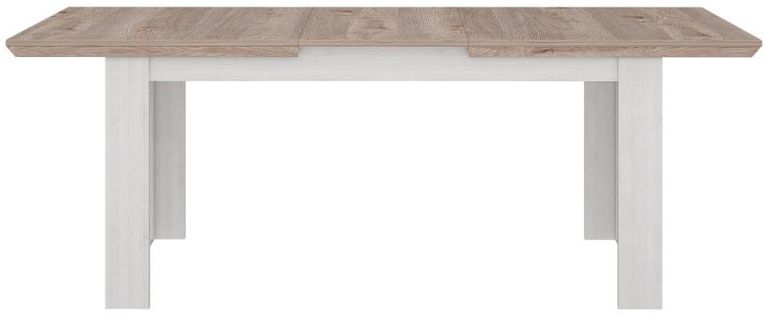 Illopa White 6-8 Seater Extending Dining Table