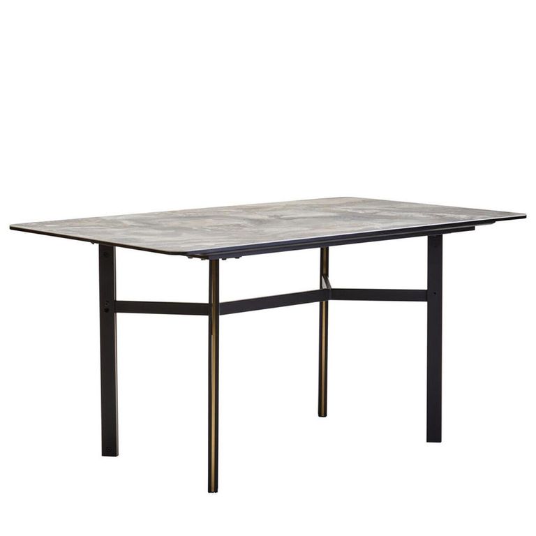 Imperia Dining Table - 6 Seater - 150cm - Grey Ceramic