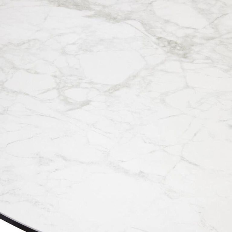 Imperia Dining Table - 2 Seater - 100cm - Round - White Ceramic