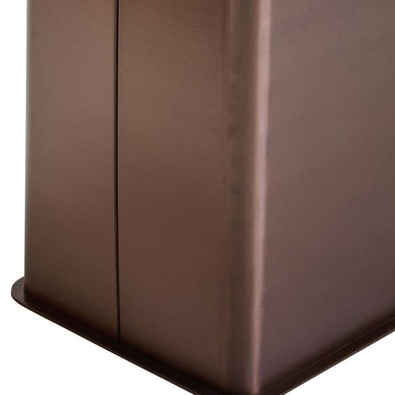 Imperia Dining Table - 6 Seater - 180cm - White Ceramic with Bronze Pedestal