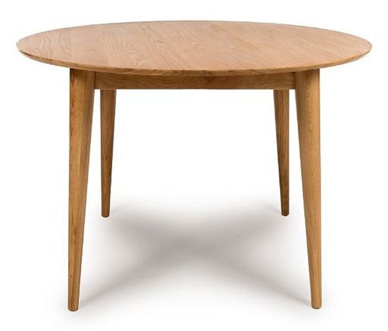 Jenson Oak Dining Table - 2 Seater - 110cm - Round
