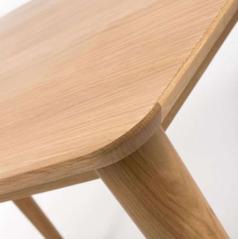 Jenson Oak Dining Table - 4 Seater - 120cm