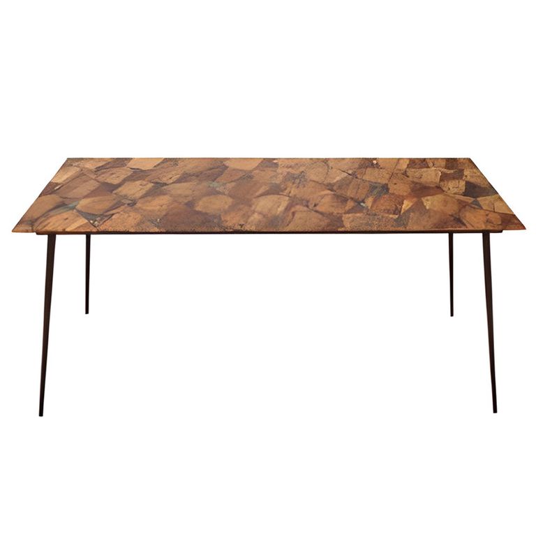 Juan Hex Mango Wood 6 Seater Dining Table - Sizes Available
