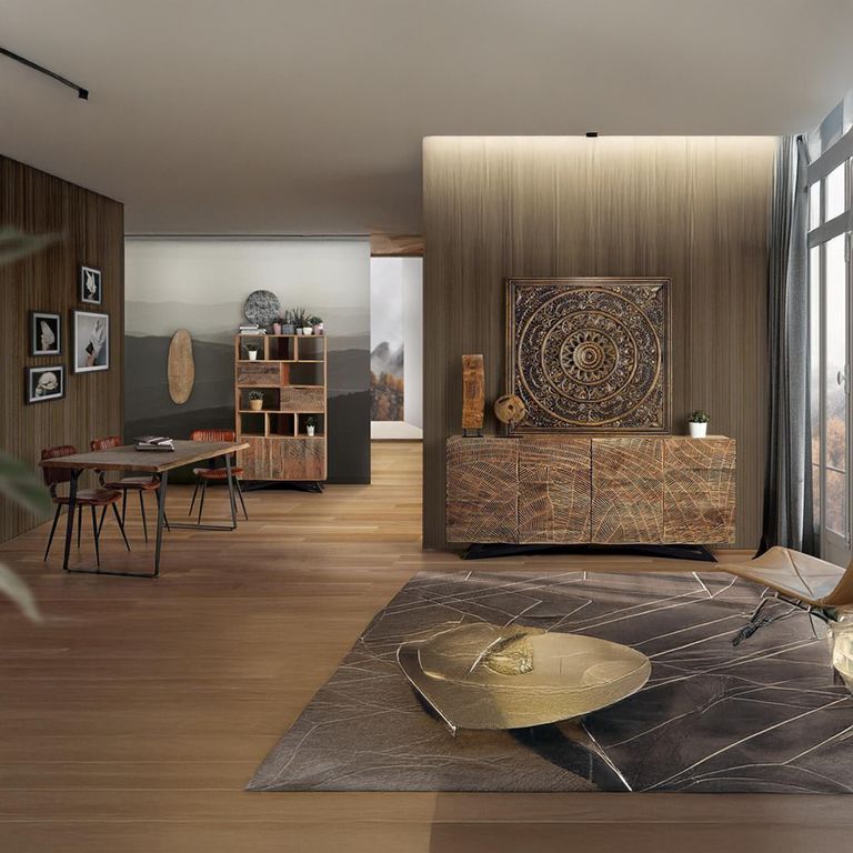 Karlstad Dining Table - Acacia Wood - 6 Seater - 180cm