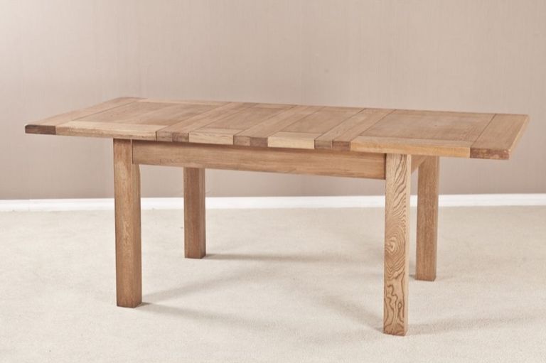 Kent Oak 4-6 Seater Extending Dining Table - 123.6cm-198.4cm