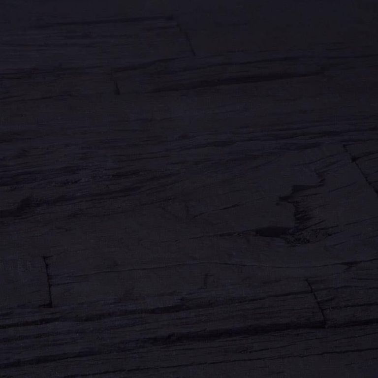 Kerala Dining Table - 8 Seater - 200cm - Black Glass with Silver Base