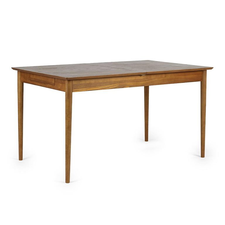 Lowry Extending Dining Table - 4-6 Seater - 140cm-180cm - Cherry Wood - Retro Style