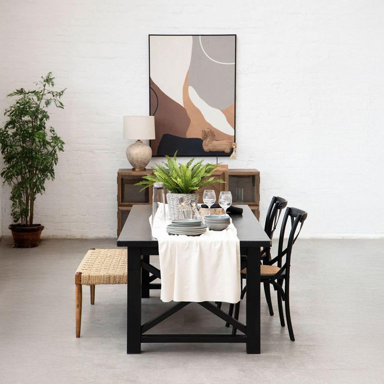 Lyon Dining Table - 8 Seater - 220cm - Black