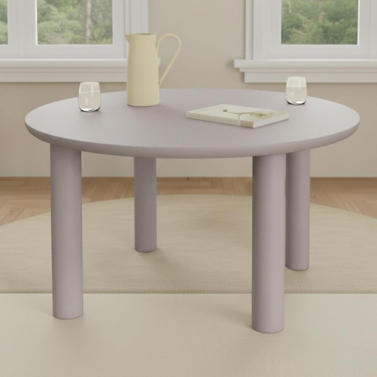 Magee Dining Table - 4 Seater - Round - 120cm - Grey