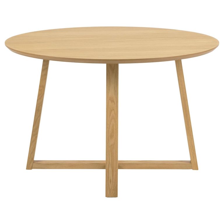 Malika Round Dining Table - 4 Seater - 120cm - Oak