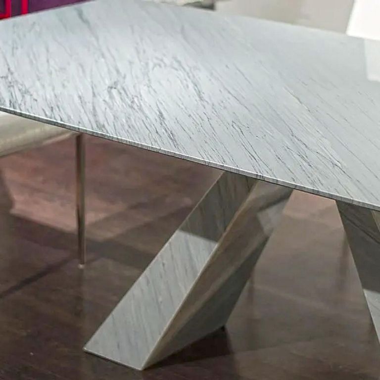 Butterfly Dining Table - Marble with Pedestal Base - Variation Available