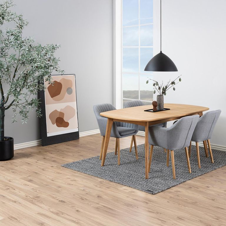 Marte Extending Dining Table - 6-10 Seater - 180cm-270cm - Oak