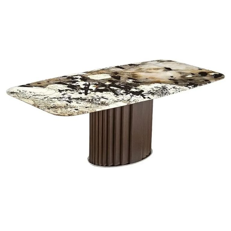 Mayfair Dining Table - Pedestal - Marble - Variation Available
