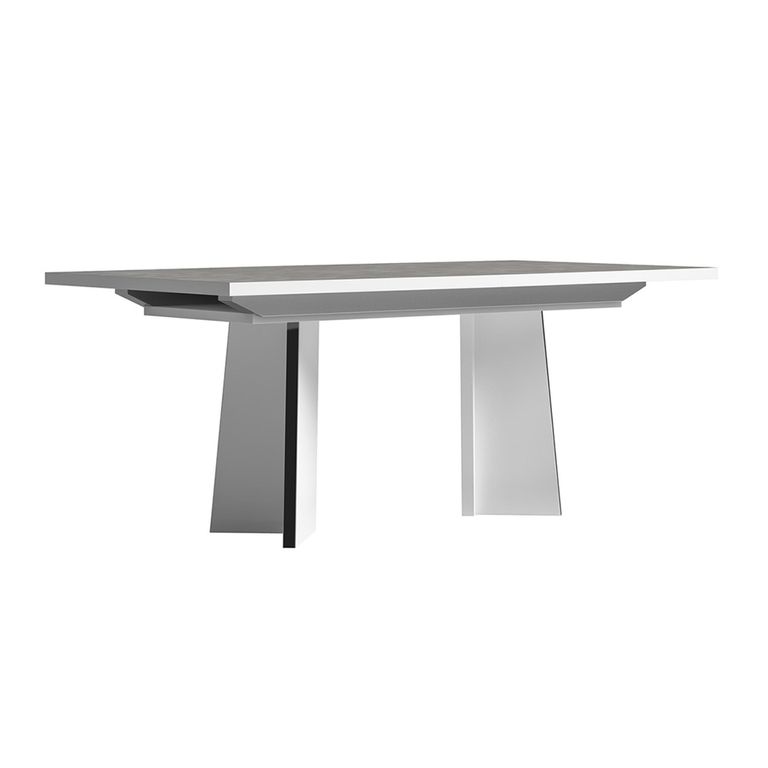Modern Mara Extending Dining Table - 6-10 Seater - 180cm-270cm - White