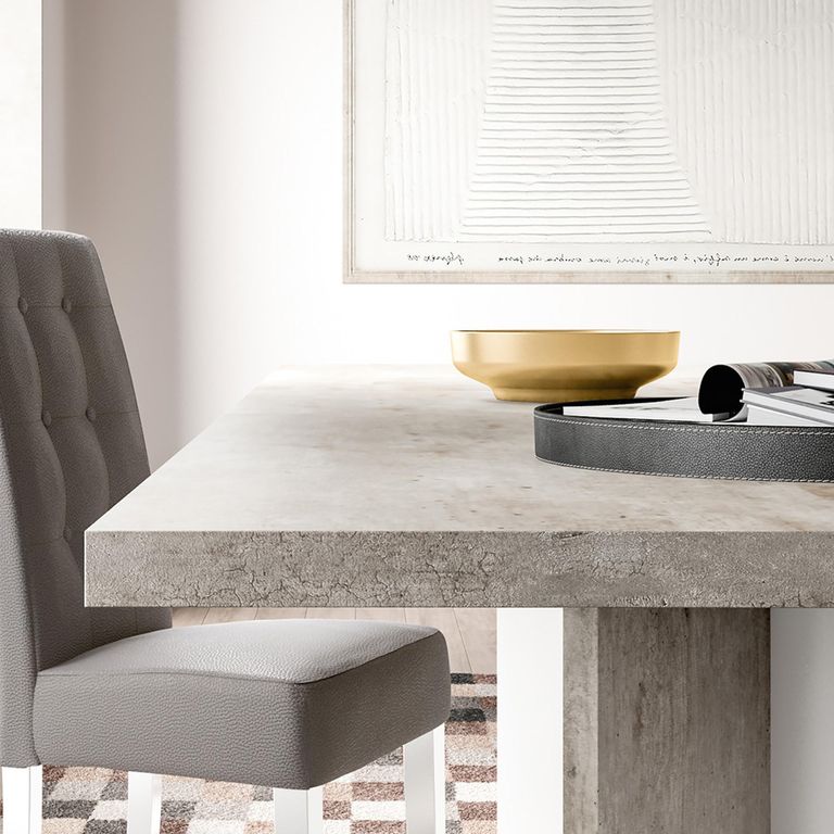 Modern Treviso Dining Table - 6 Seater - 180cm - White