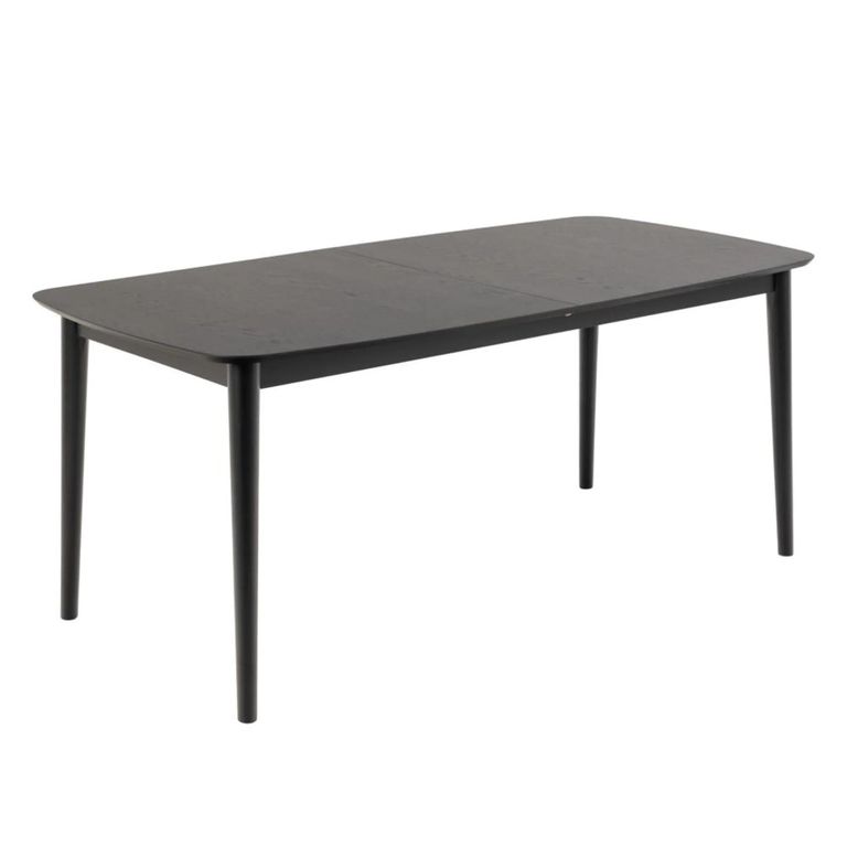 Montreux Extending Dining Table - 6-8 Seater - 180cm-219cm - Black