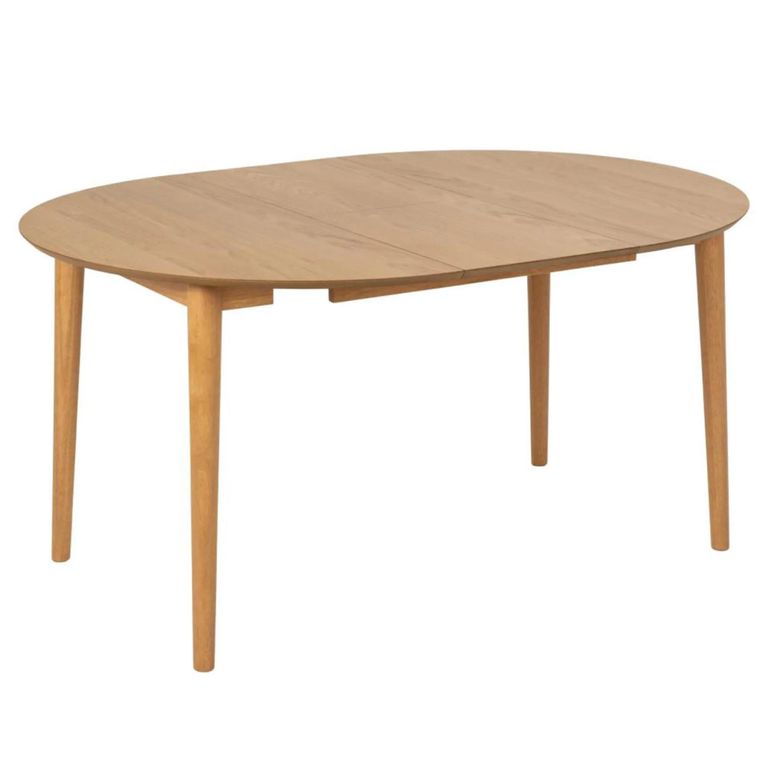 Montreux Round Extending Dining Table - 4-6 Seater - 115cm-154cm - Oak