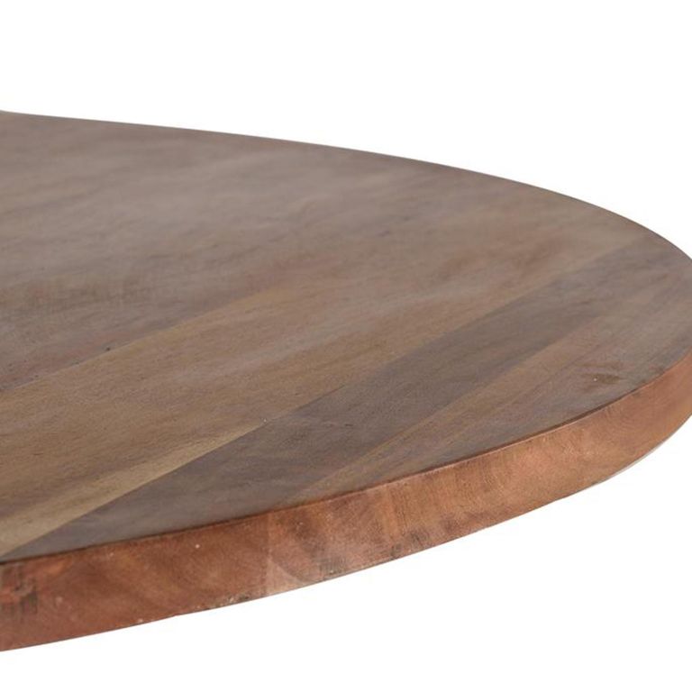 Monza Natural Acacia Wood - 4 Seater Round Dining Table - Sizes Available