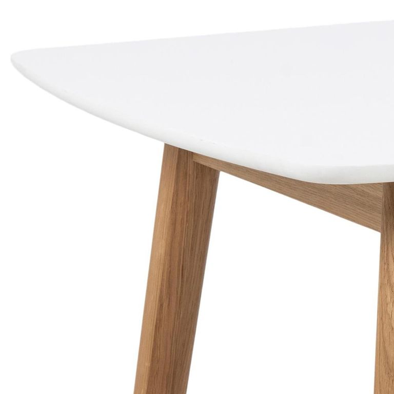 Nagano Dining Table - 6 Seater - 150cm - White and Oak