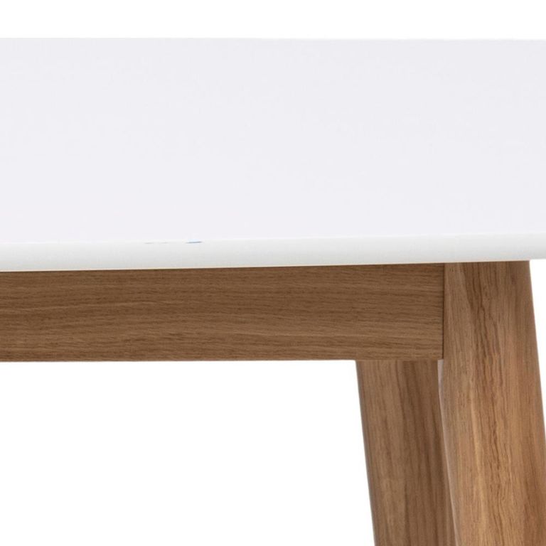 Nagano Dining Table - 6 Seater - 150cm - White and Oak