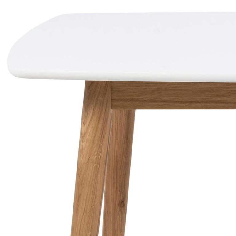 Nagano Dining Table - 6 Seater - 150cm - White and Oak
