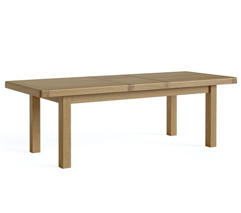 Normandy Extending Dining Table - 8-10 Seater - 200cm-245cm - Oak