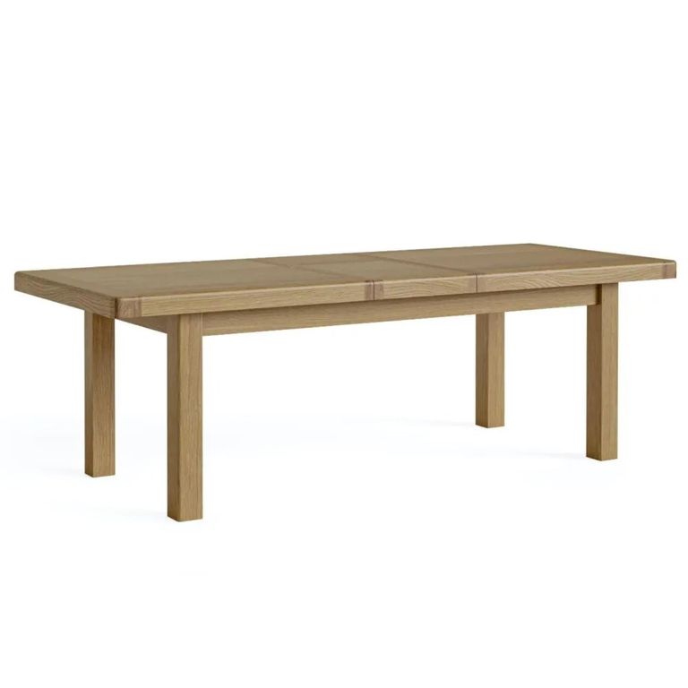 Normandy Extending Dining Table - 8-10 Seater - 200cm-245cm - Oak