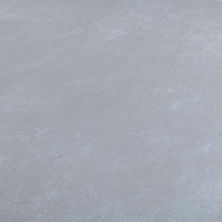 Novara 4 Seater Grey Ceramic Round Dining Table with Black Star Base - 130cm