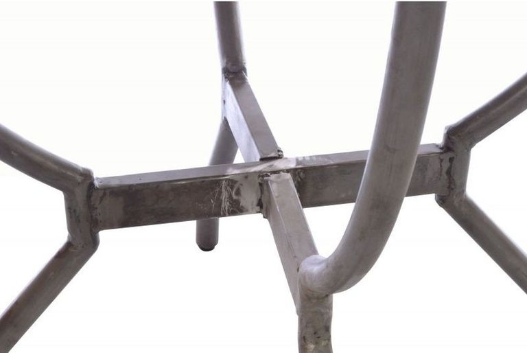 Old Empire Mango Wood Round Dining Table - 2 Seater