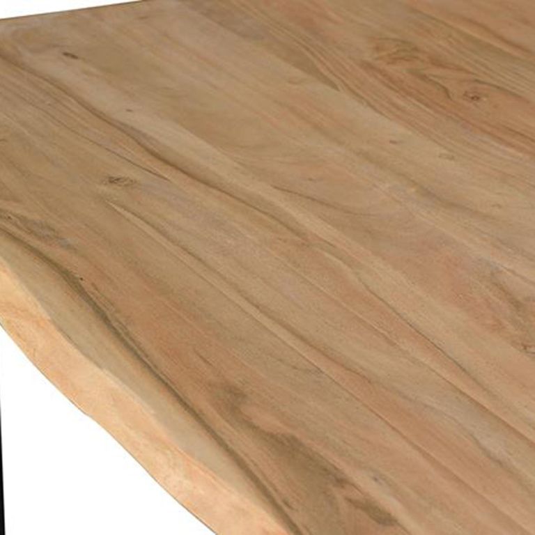 Oristano Dining Table - Acacia Wood and Iron - 6 Seater - Sizes Available