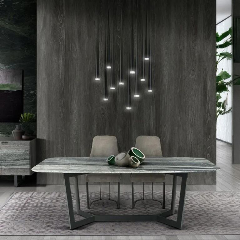 Oscar Dining Table - Marble with Metal Pedestal Base - Variation Available